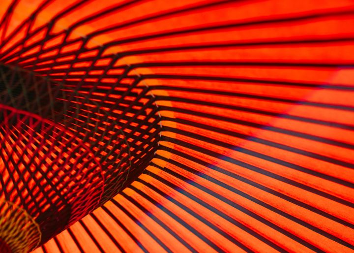 abstract orange lines